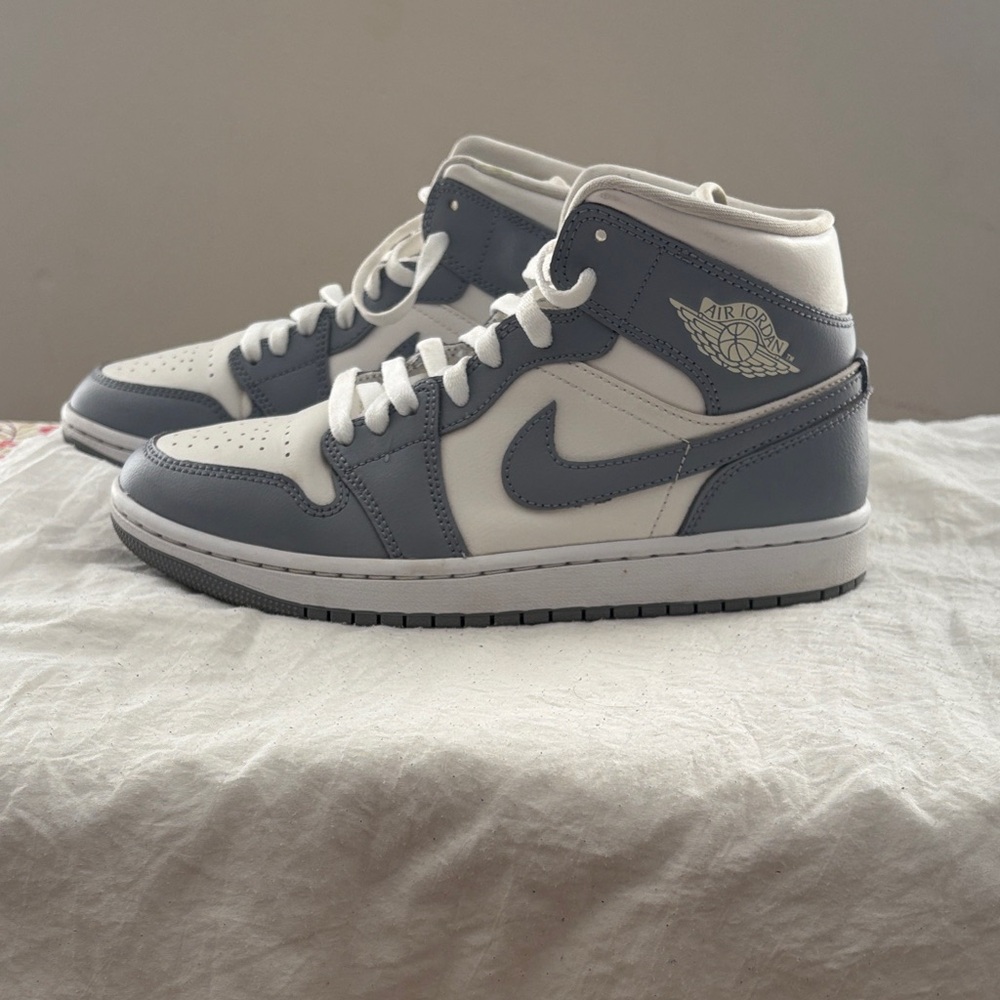 Jordan White and Gray Women's Sneakers